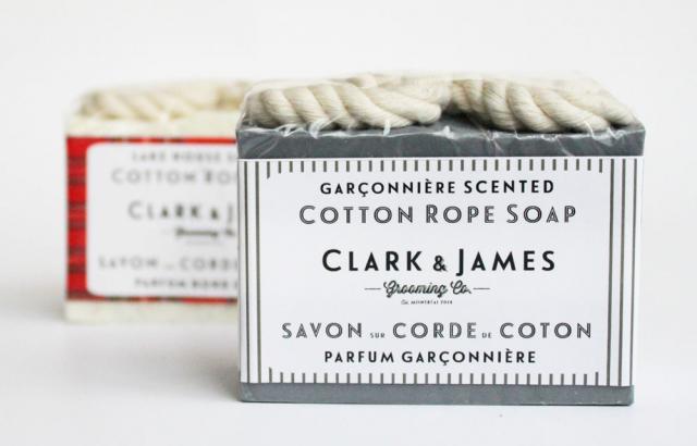 Savons sur corde de Clark & James | Ton Barbier